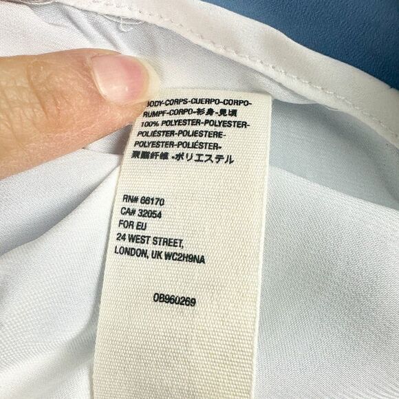 Free People Positano Print Blouse Size Small NWT Ivory Combo Floral Paisley - Picture 13 of 13